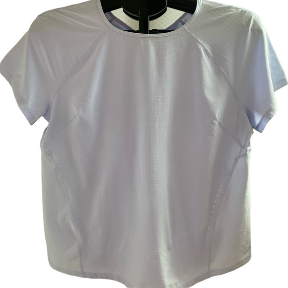 lululemon athletica Tops - Lululemon Light Breathable Wicking Fabric Active Top In Lilac, Size M